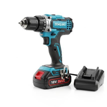 Zenquro 18V MAX Cordless Drill Driver Kit | Compact Power Tool Set